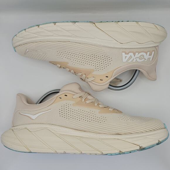 Hoka One One Arahi 7 Vanilla Cream Womens 9.5B Running Shoes Sneakers - Picture 11 of 12